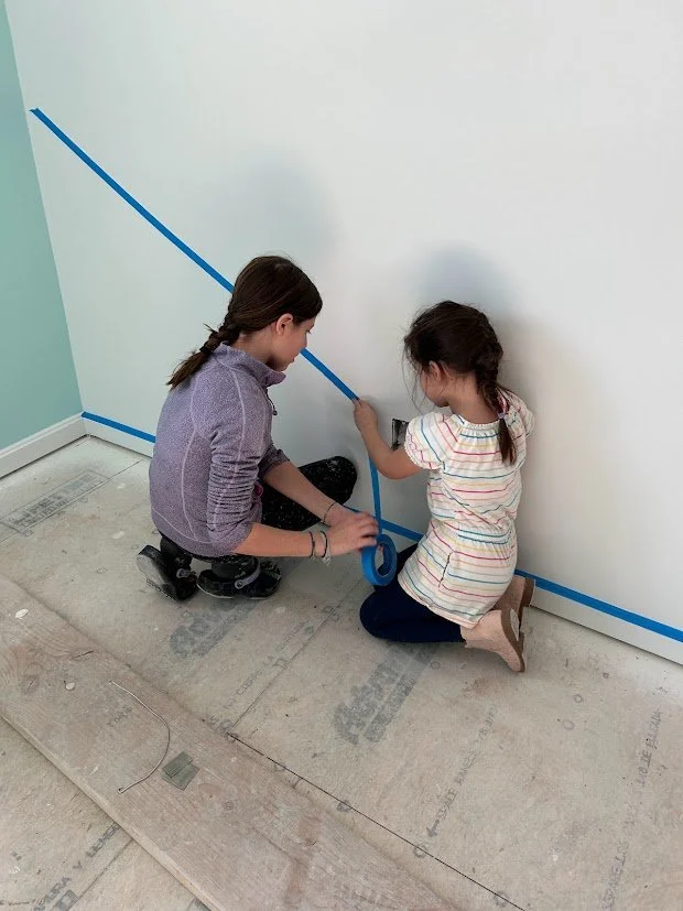 The child who was going to live in this bedroom got to help create the design