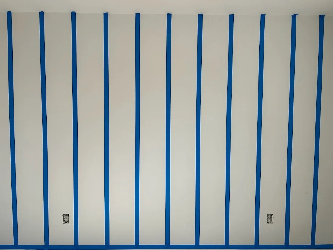 Getting ready for paint