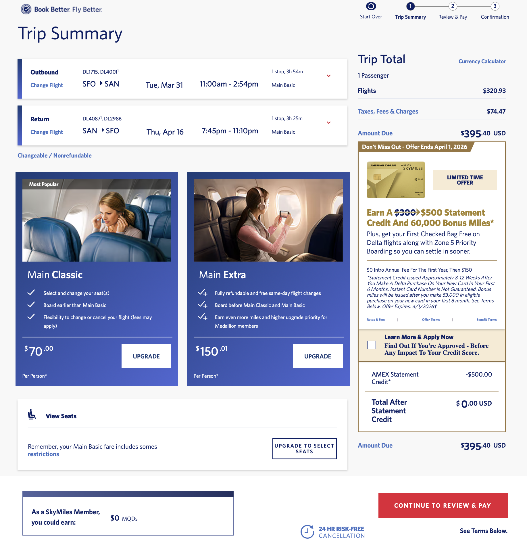 Flight Checkout Upsell Optimization