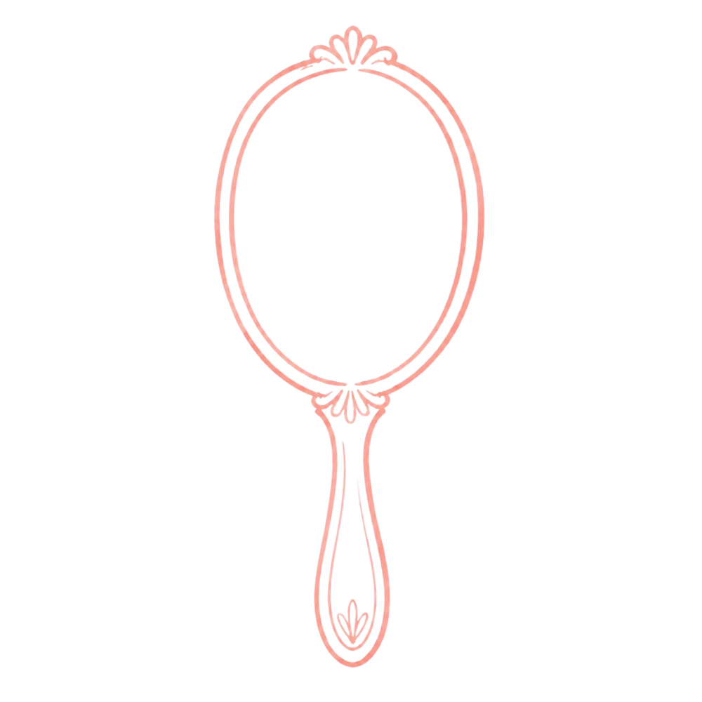 Handheld mirror illustrating self-reflection when considering whether to quit your job