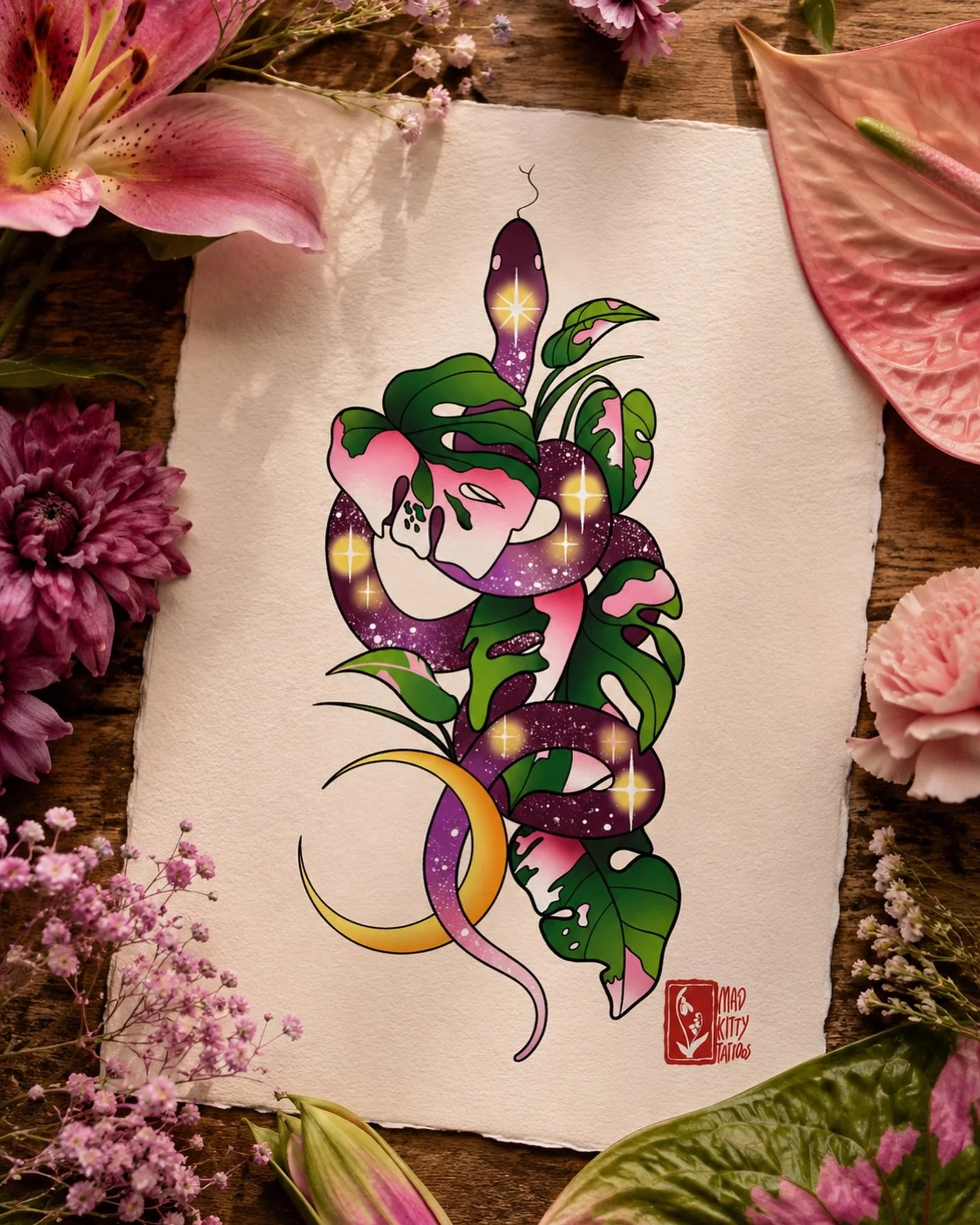 One snake flash a day, make the spirit stay. lol 😝 Added one new snake to the collection.
DM to claim the one you like, remember they are non-repeatable. 

#tattooflash #snaketattoo #dangernoodle #animetattoo #cutetattoo #studioghiblitattoo #princes