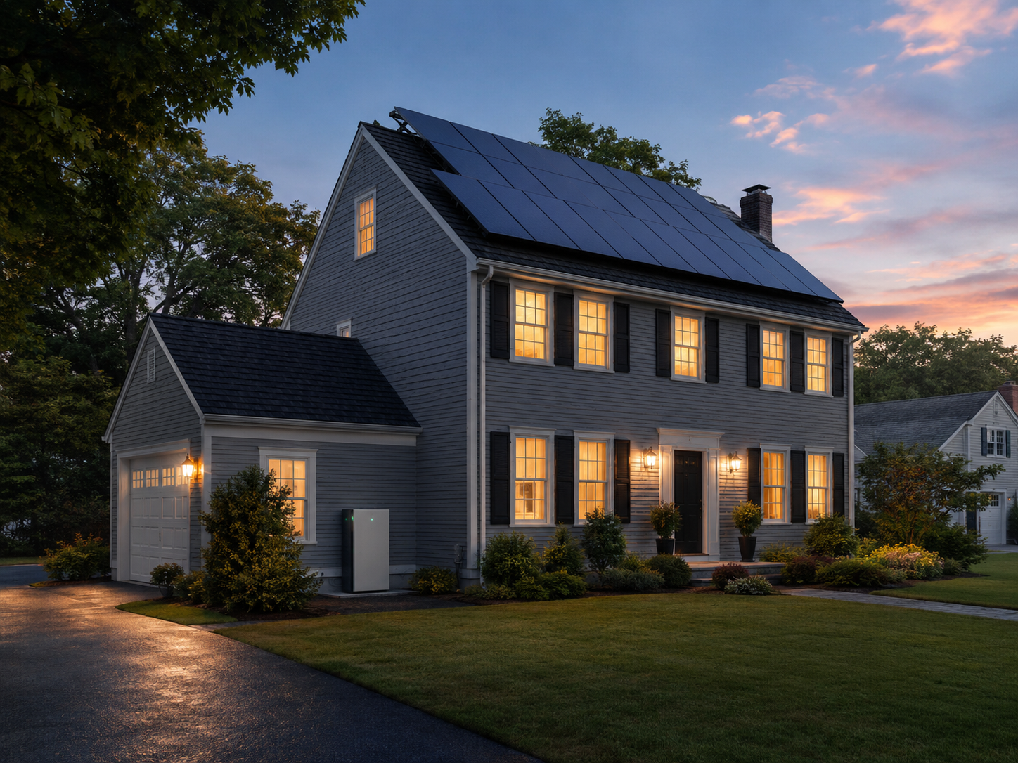 battery and solar panels in milford ma