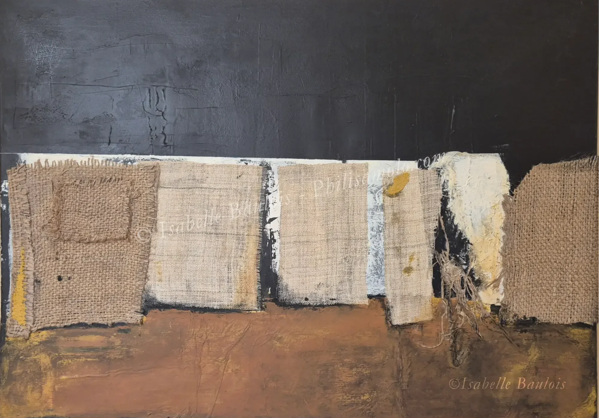 Title: Architecture Of Quiet Layers - Woven from the raw fibers of the earth, these weathered layers form the silent architecture of a soul; they show how our lives are made of many simple pieces joined by a deep, quiet strength—a testament to the sa