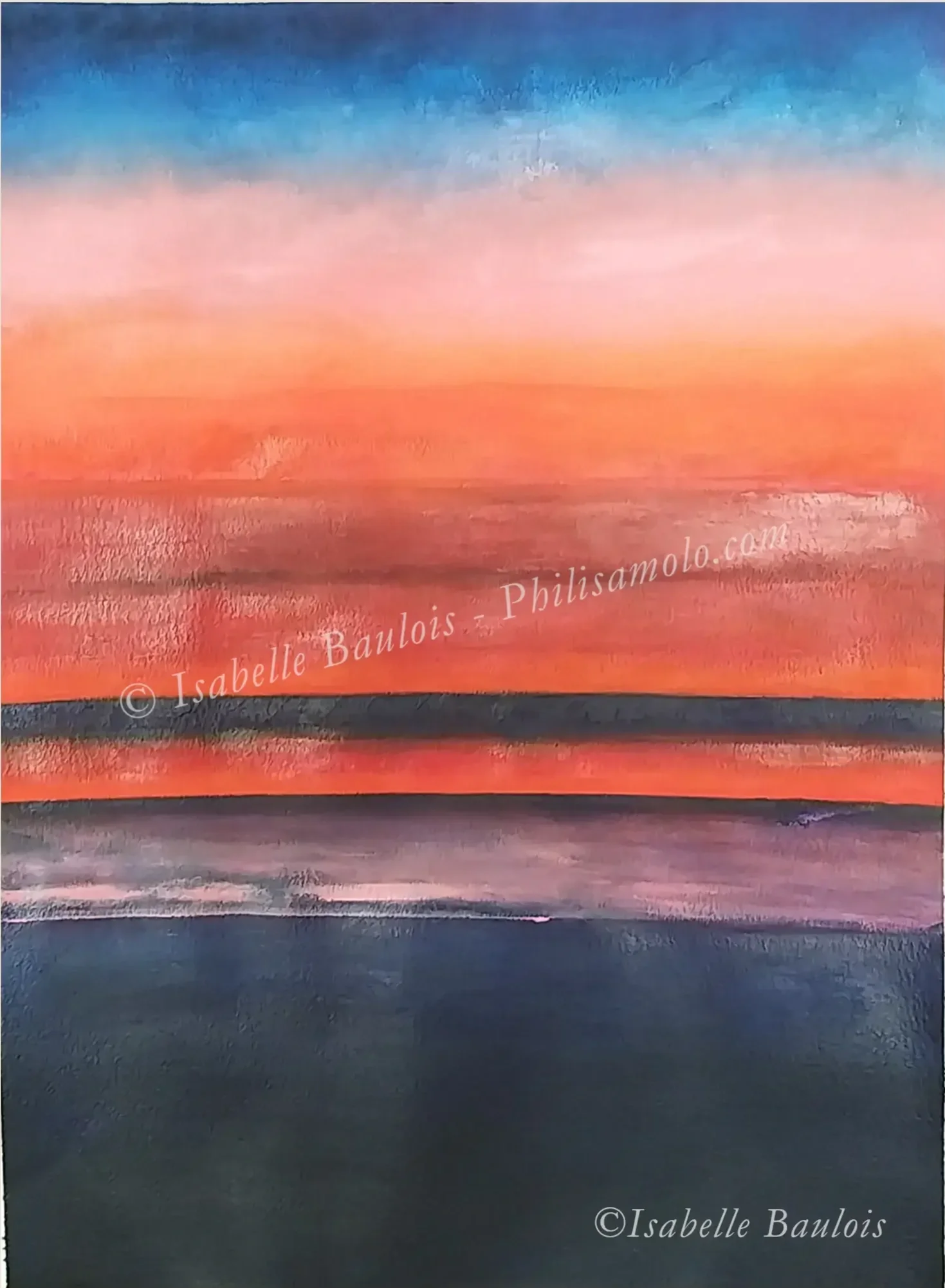 Title: Sunset - "Life mirrors the sky at sunset: vibrant, unpredictable, and filled with lessons we notice only when we pause." — Unknown