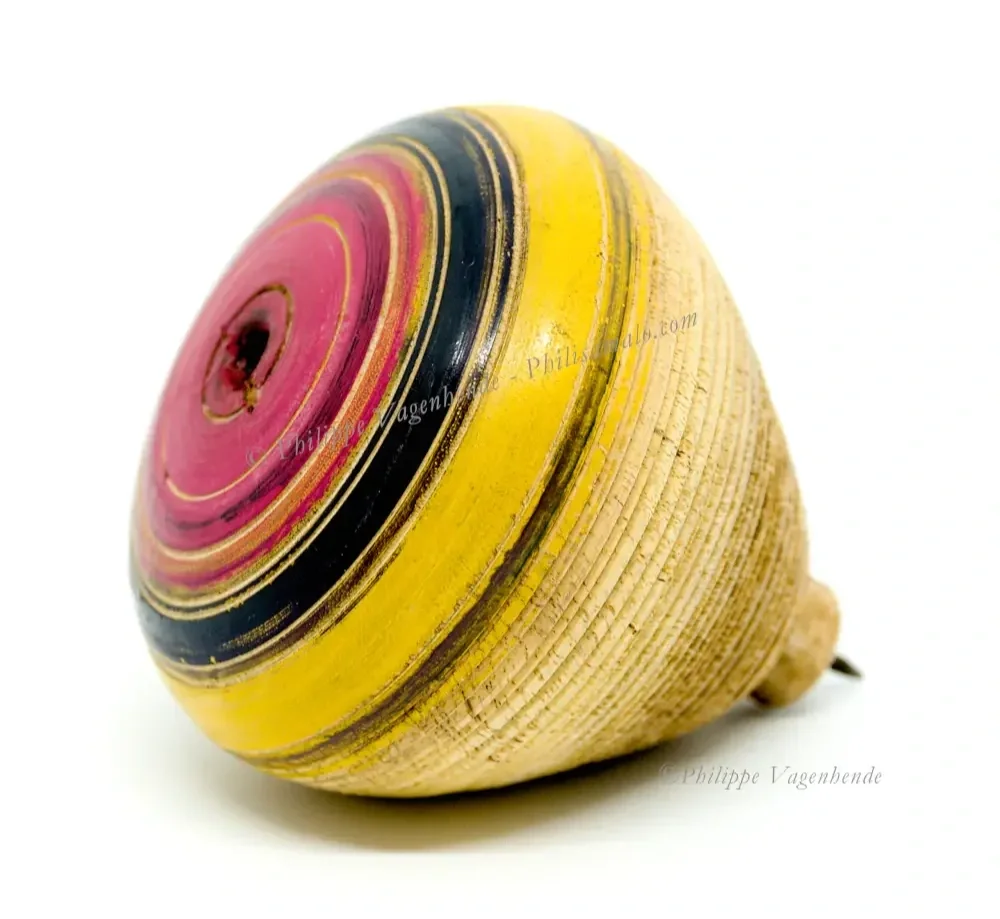 India - Lattu - Hand painted spinning top
