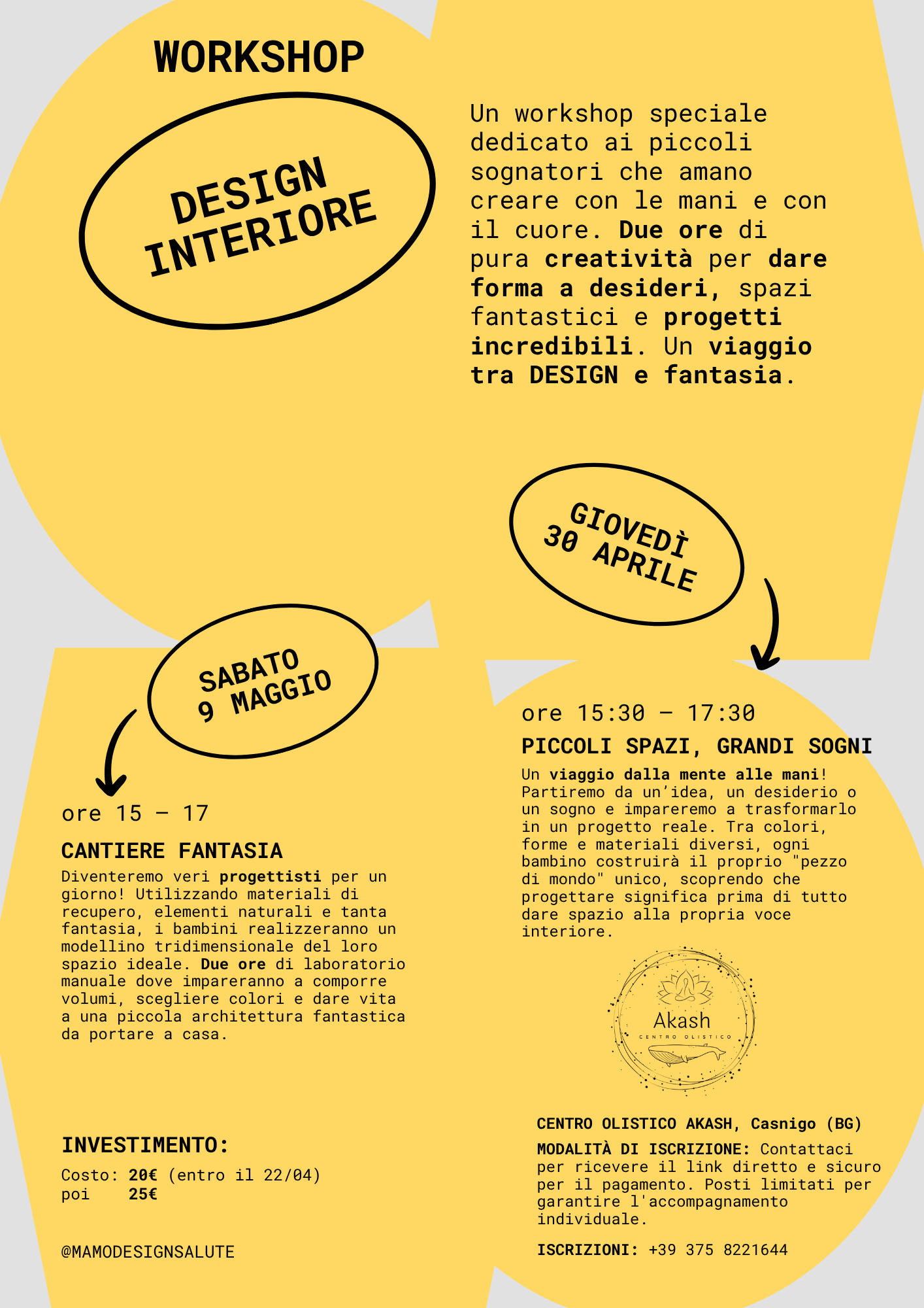 WORKSHOP BAMBINI_ARCHITETTI DI SOGNI_singola sessione