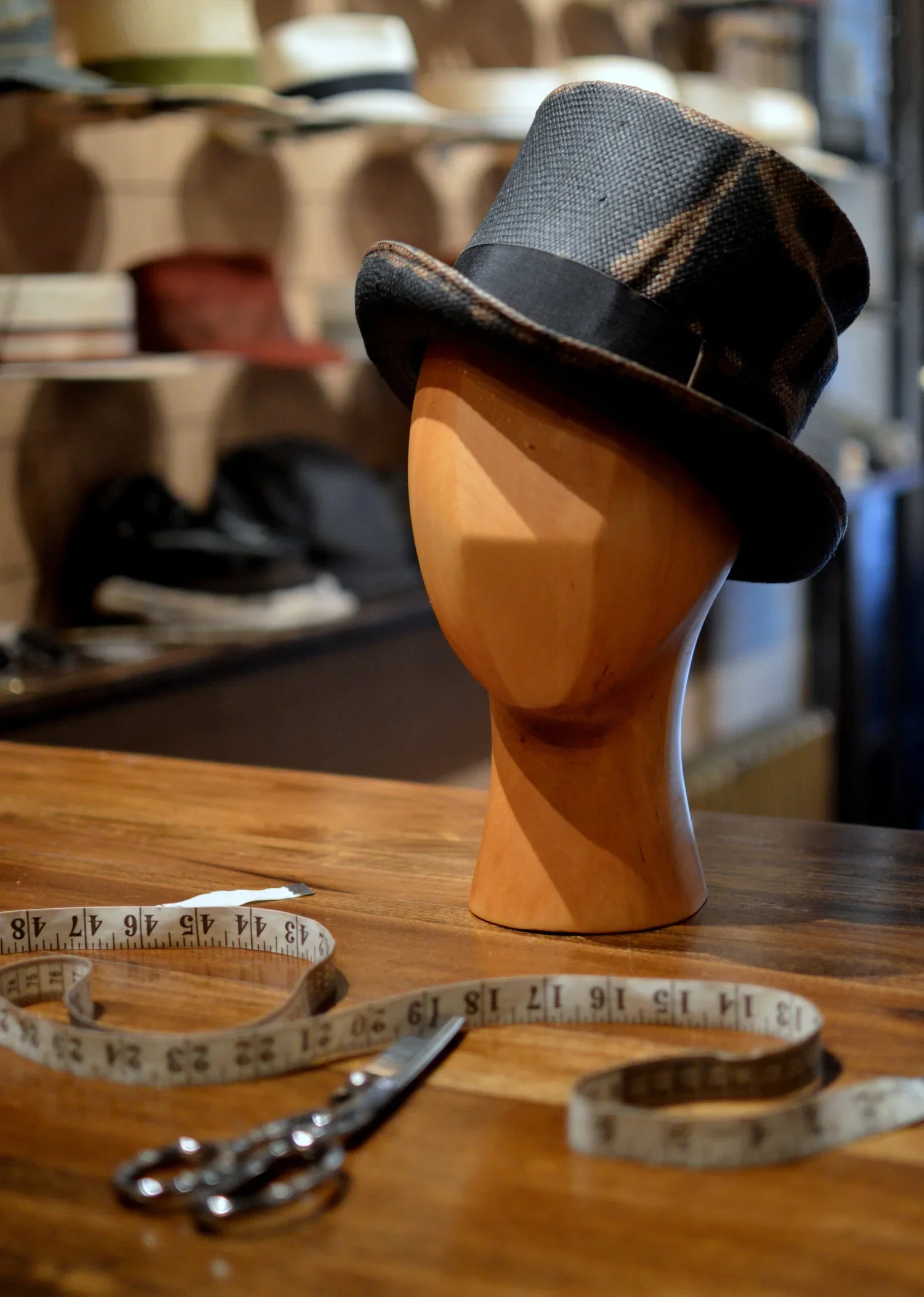 Distressed Top Hat