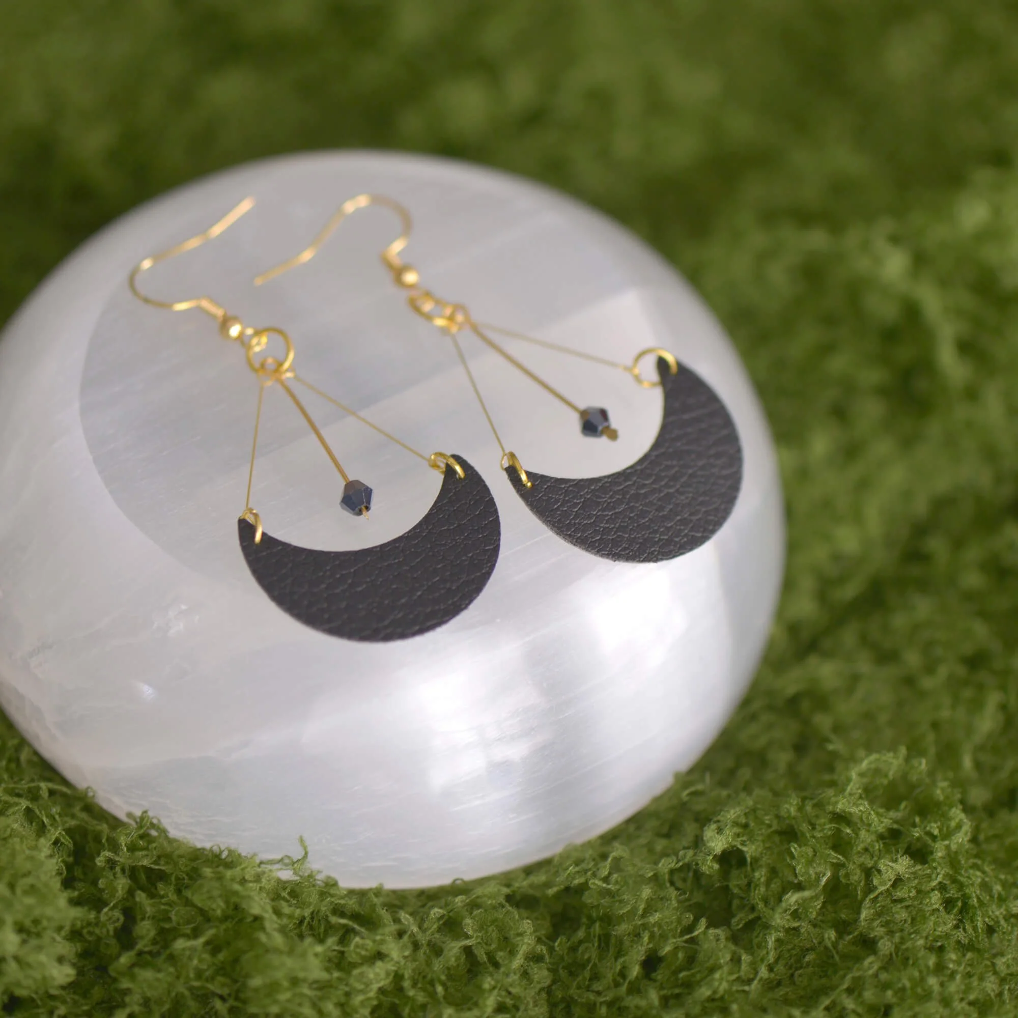 Horned Moon Earrings