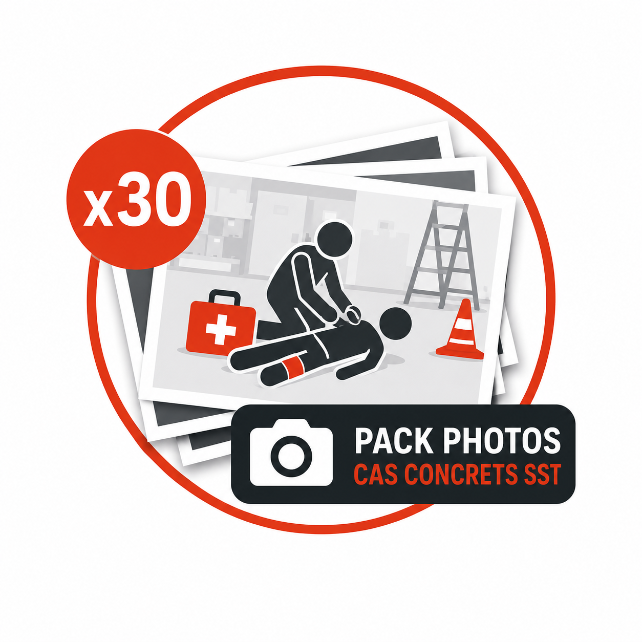 Pack photos - Cas concret pour formation SST