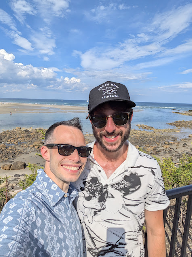 Walking the shore in Maine