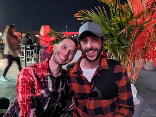 Even a recent medical procedure couldn't stop Larry from seeing his favorite band perform live in concert