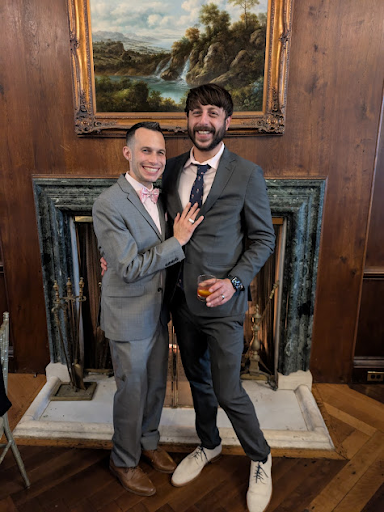 The first wedding we attended since we got married