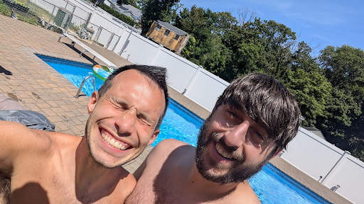 Pool Party at Rob's parents house 