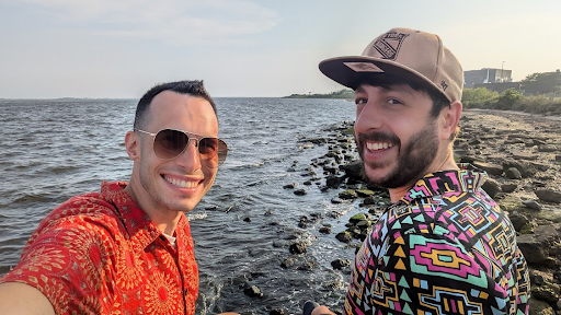 Sitting at the docks in our town