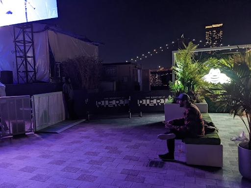 Doctors orders were no jumping around at the concert but still enjoying the music