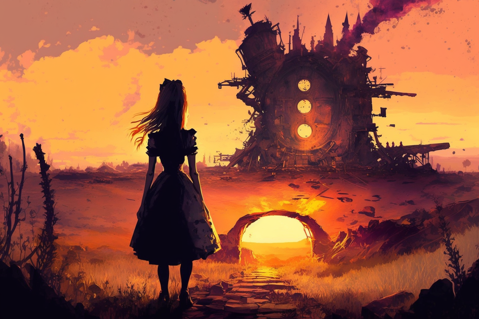 raiderrayburn_landscape_alice_in_wonderland_sunset__sienkiewicz_f56c22d5-fa9c-4a03-ba3f-459a4a073b94.png
