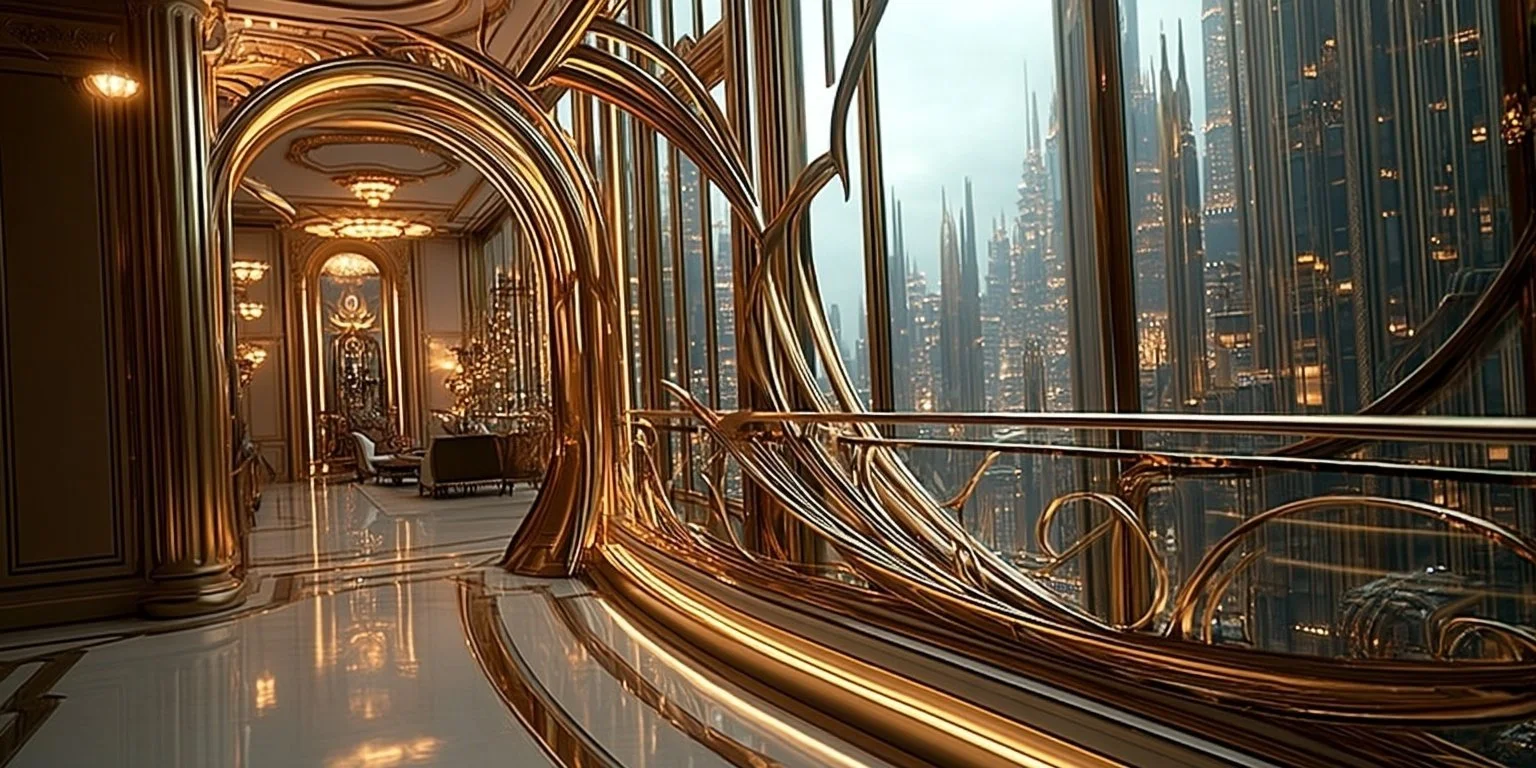 interior architectural design future penthouse