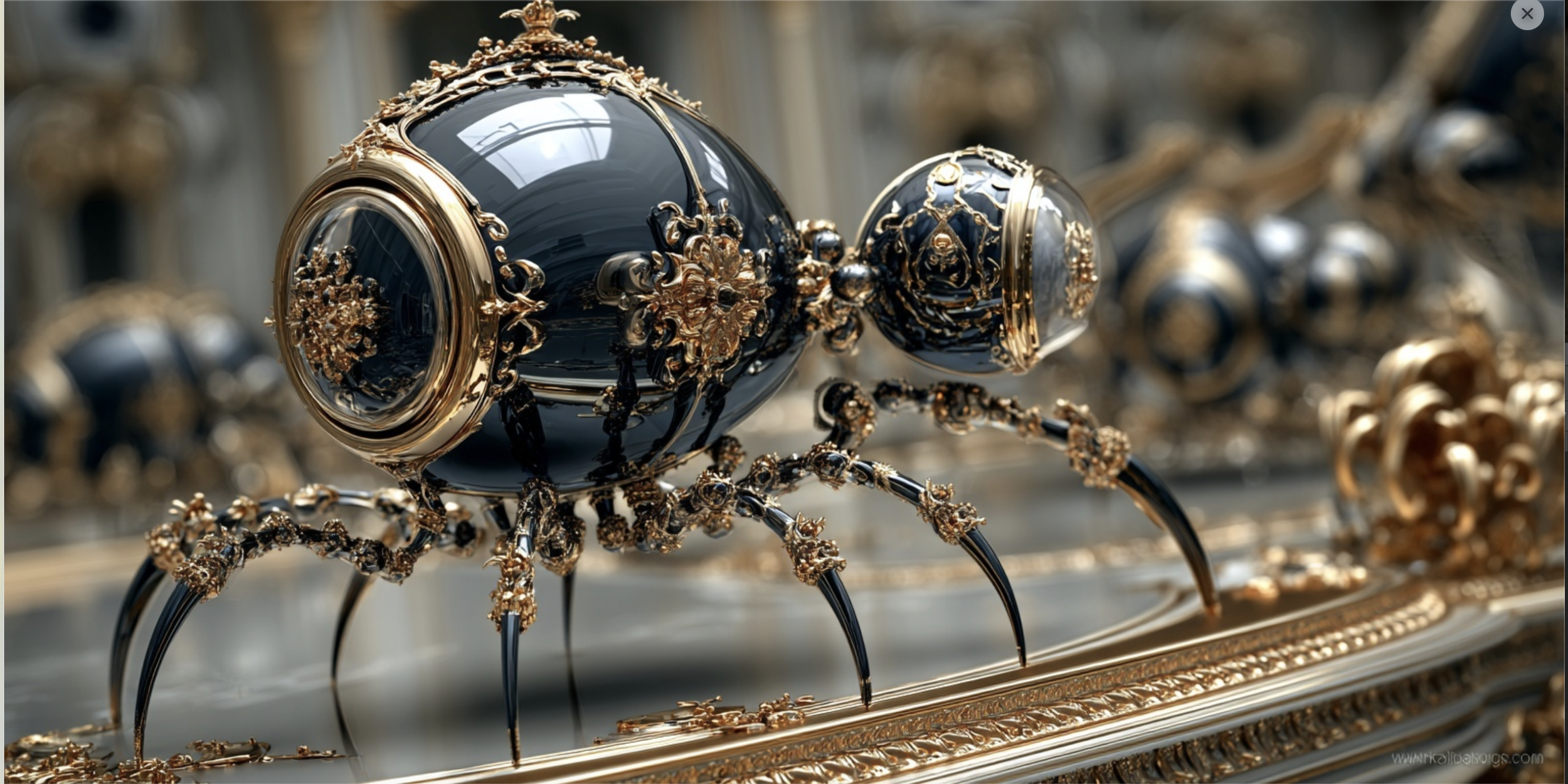 Baroque future robotic surveillance