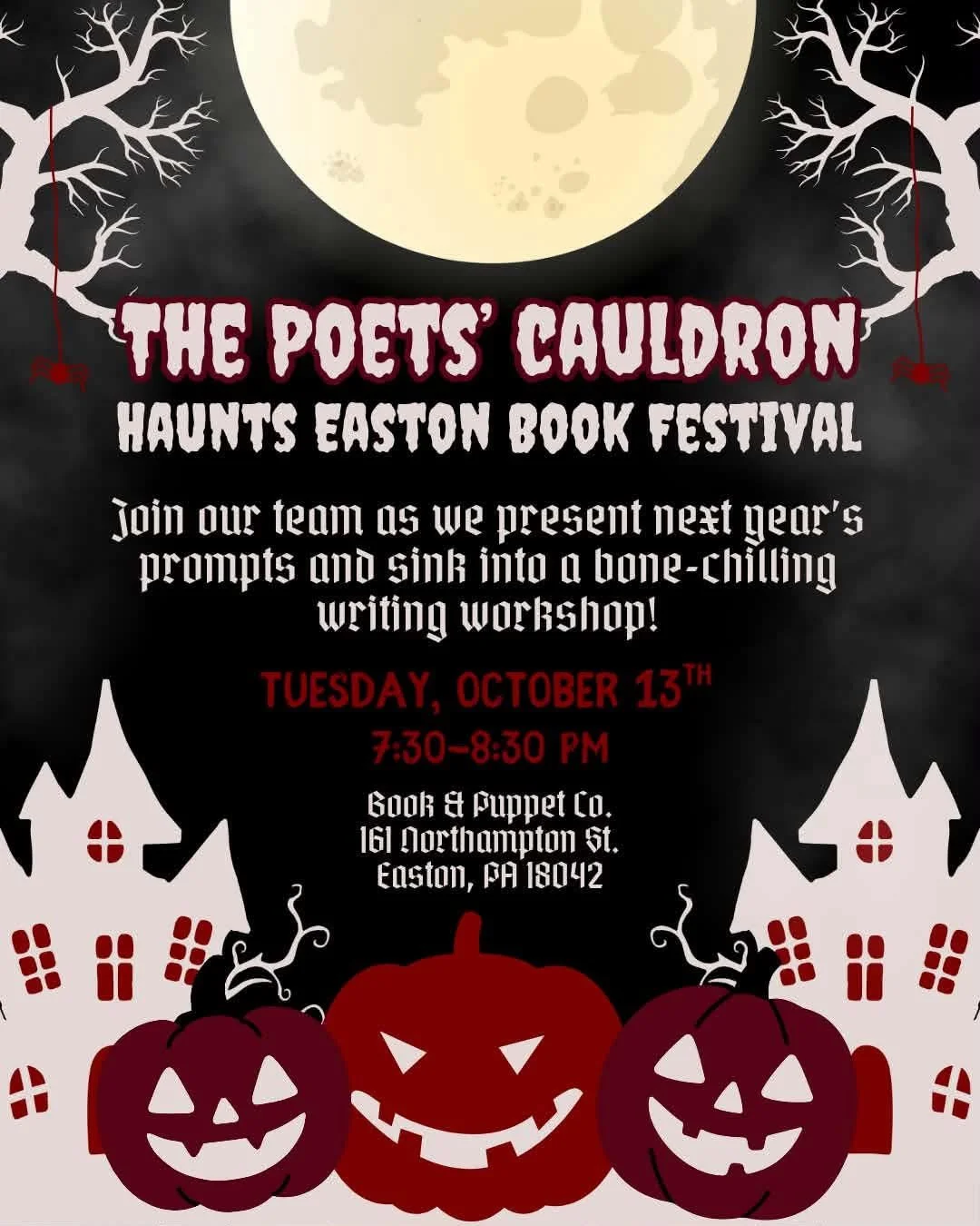 The Poets' Cauldron Haunts Easton Book Festival