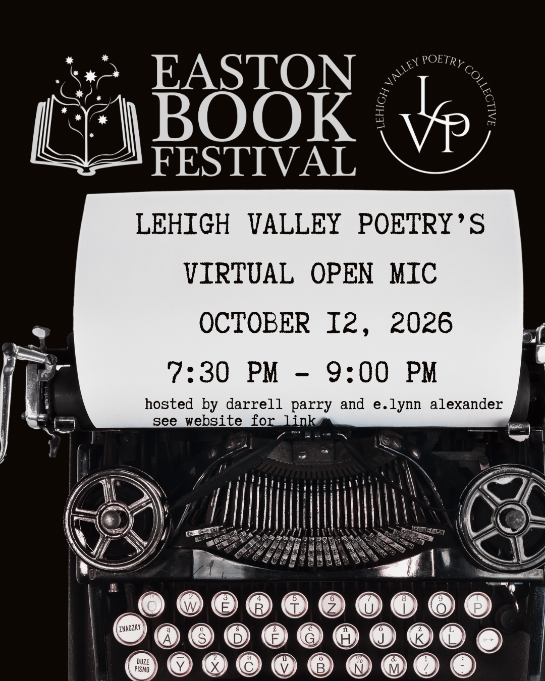 Lehigh Valley Poetry Virtual Open Mic