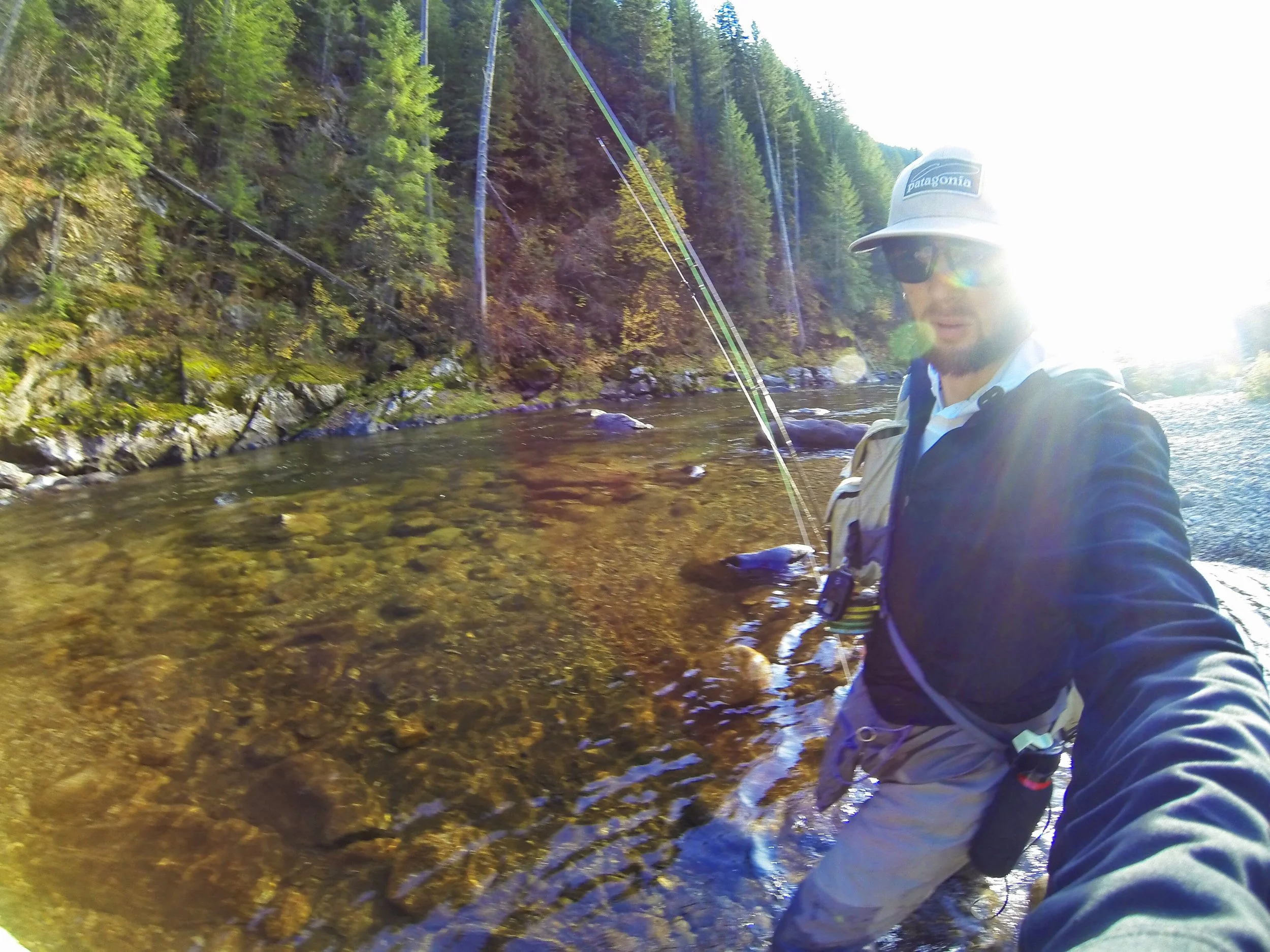 Self Portrait taken on a GoPro in Northern Idaho