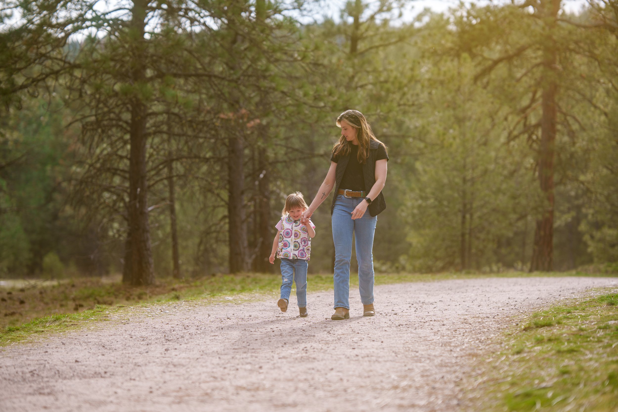 Mother and daughter photos at Maclay Flats