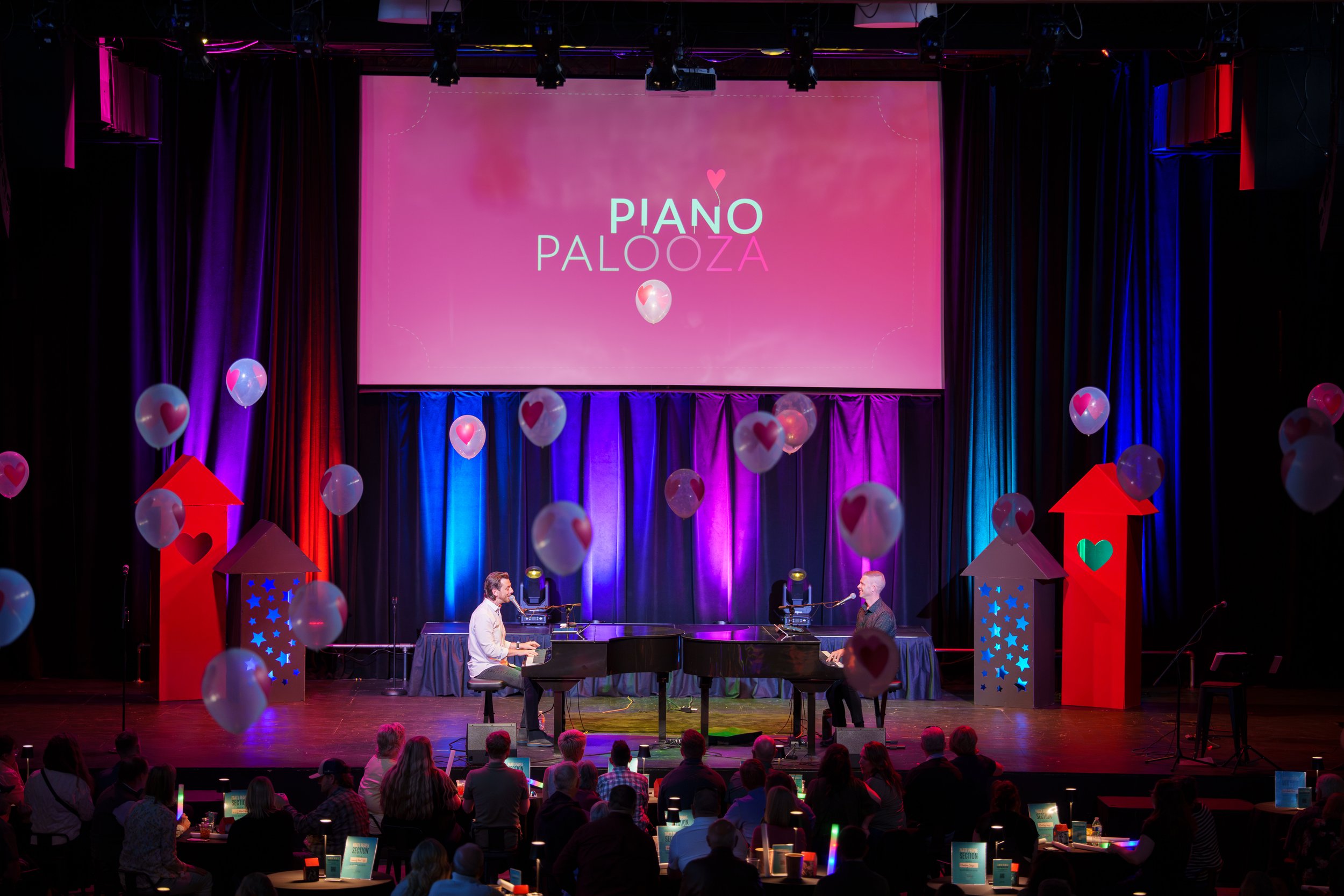 Event Photography of Dueling Pianos