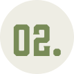 Green circle with white number '02.' inside.