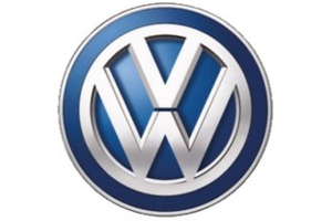 Volkswagen logo, a blue circle with a silver 'V' over a 'W' inside