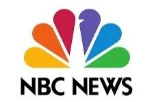 NBC News logo with a colorful peacock and black text