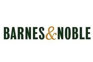 Barnes & Noble logo with green and gold text.