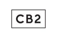 Black text reading 'CB2' inside a rectangular border on a white background.