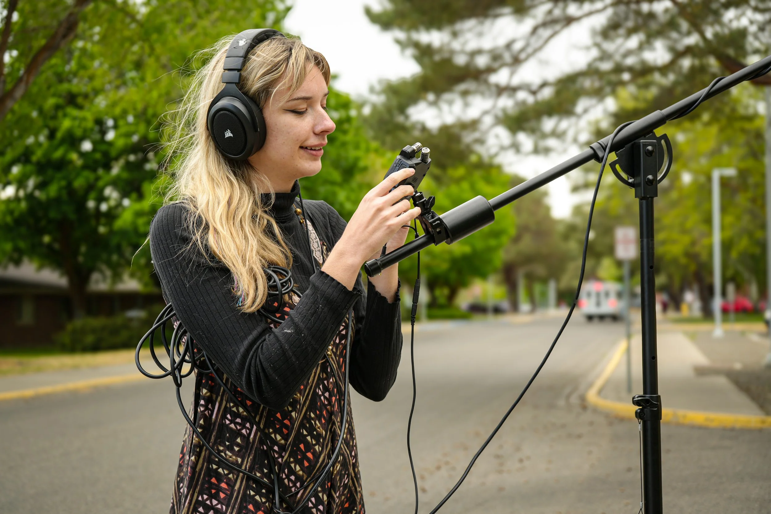 Professional on-location audio recording for film production and documentary storytelling by ARC Lens Productions