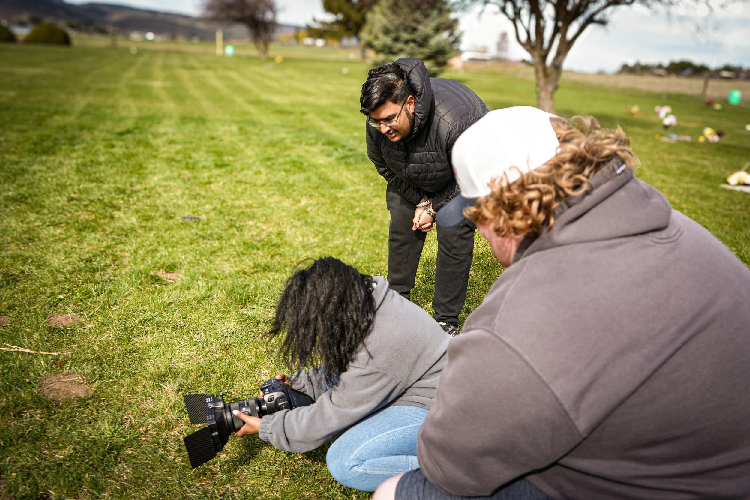 Behind-the-scenes creative production photography session for ARC Lens Productions