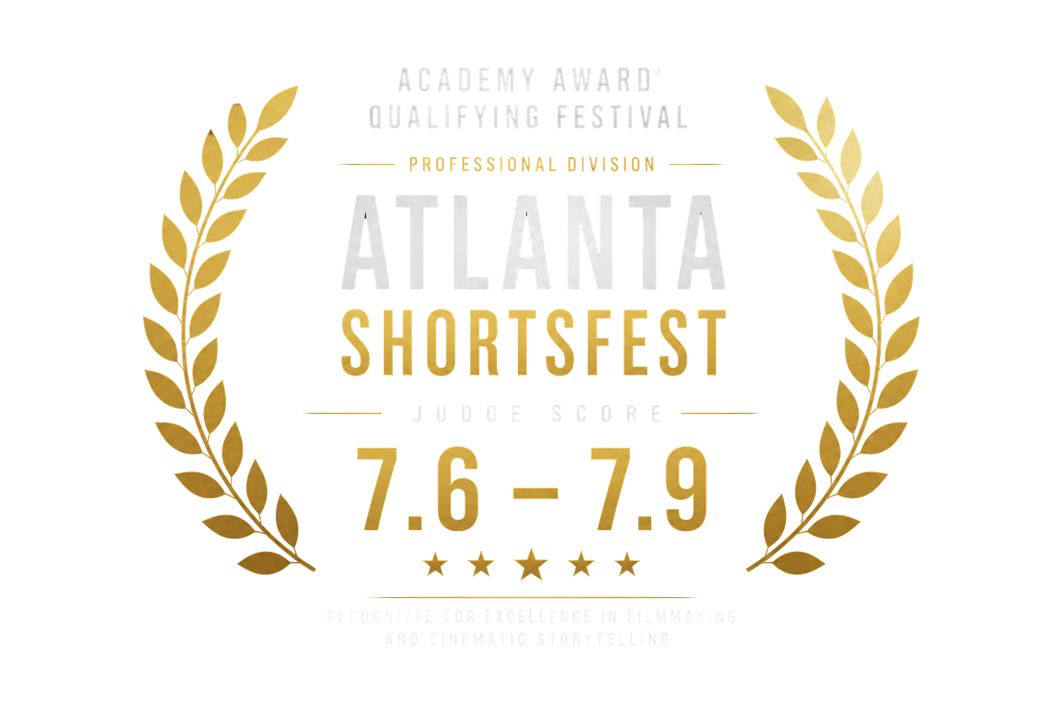 Atlanta Shortsfest recognition for ARC Lens Productions film with festival rating achievement