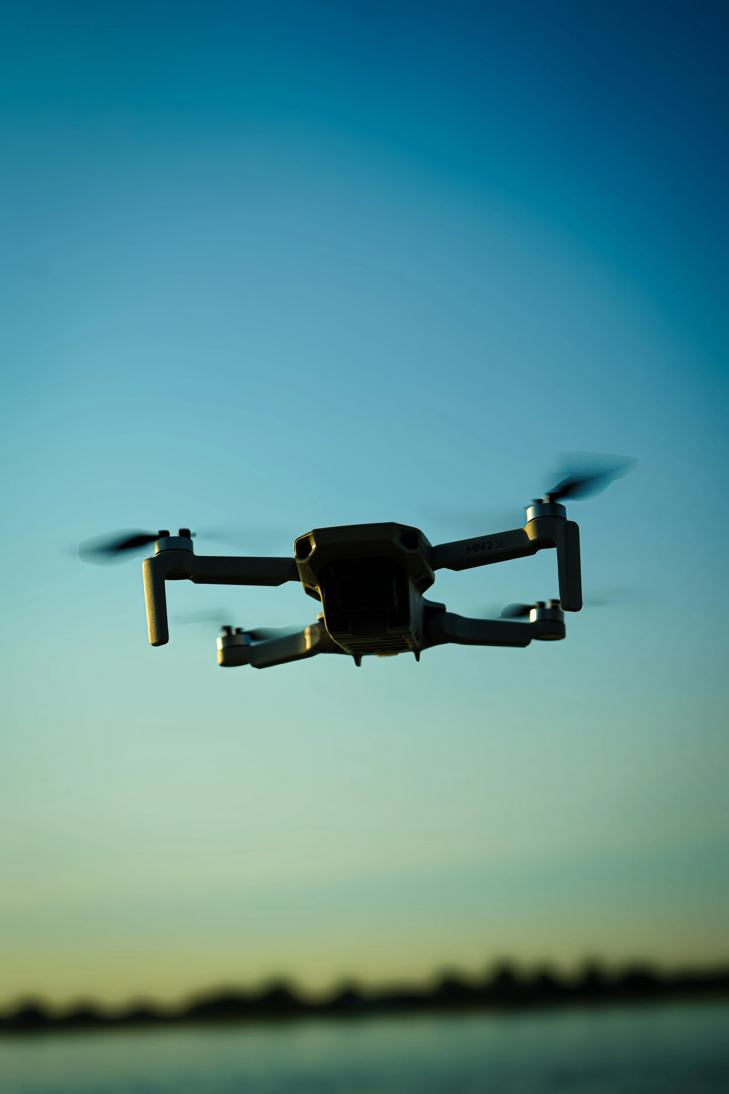Aerial cinematography drone used for cinematic video production by ARC Lens Productions