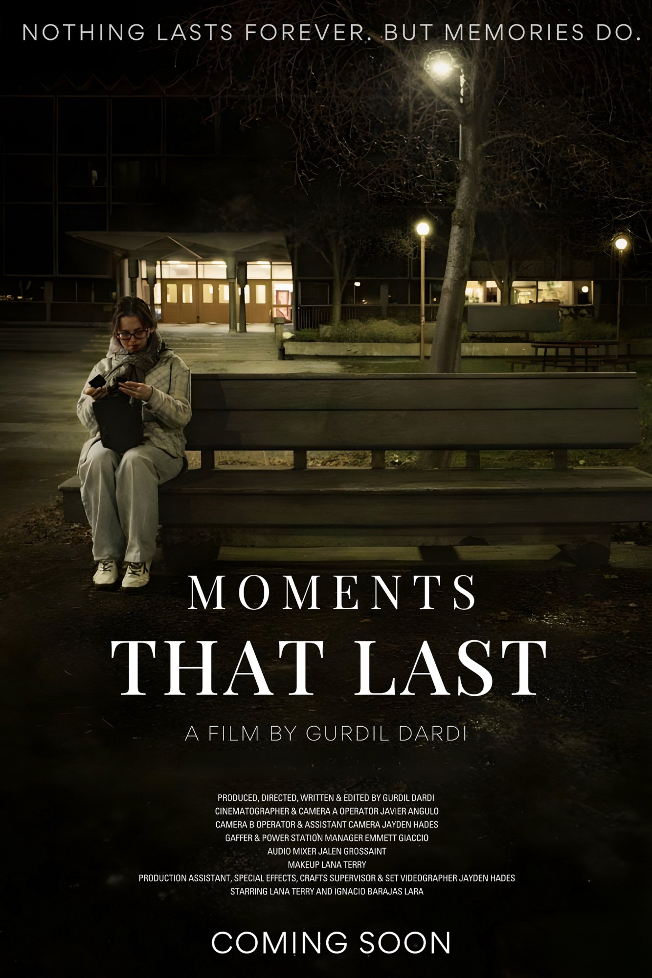 Moments That Last film poster directed by Gurdil Dardi from ARC Lens Productions cinematic short film
