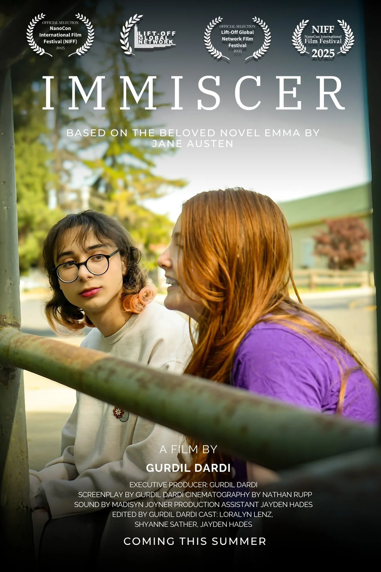 Immiscer film poster directed by Gurdil Dardi from ARC Lens Productions independent short film