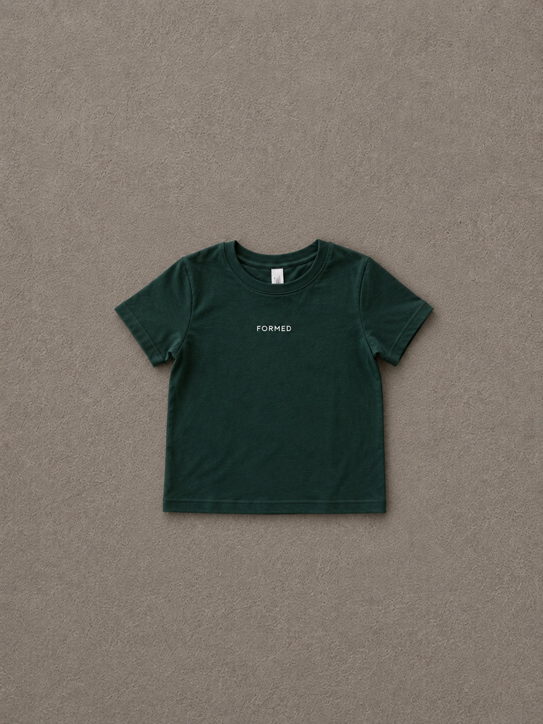 evergreen baby tee