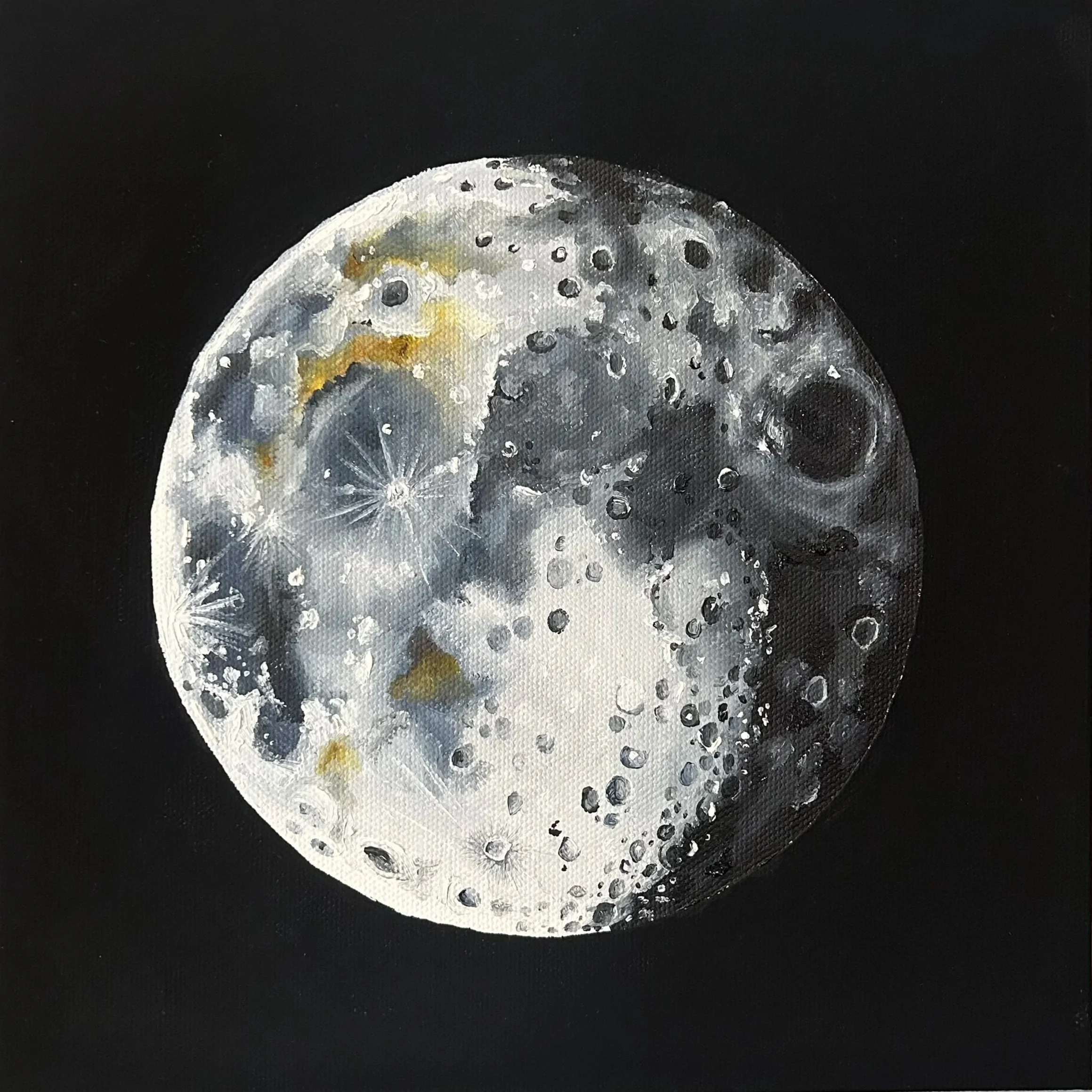 Moon
Oil and Acrylic on Canvas
10" x 10"