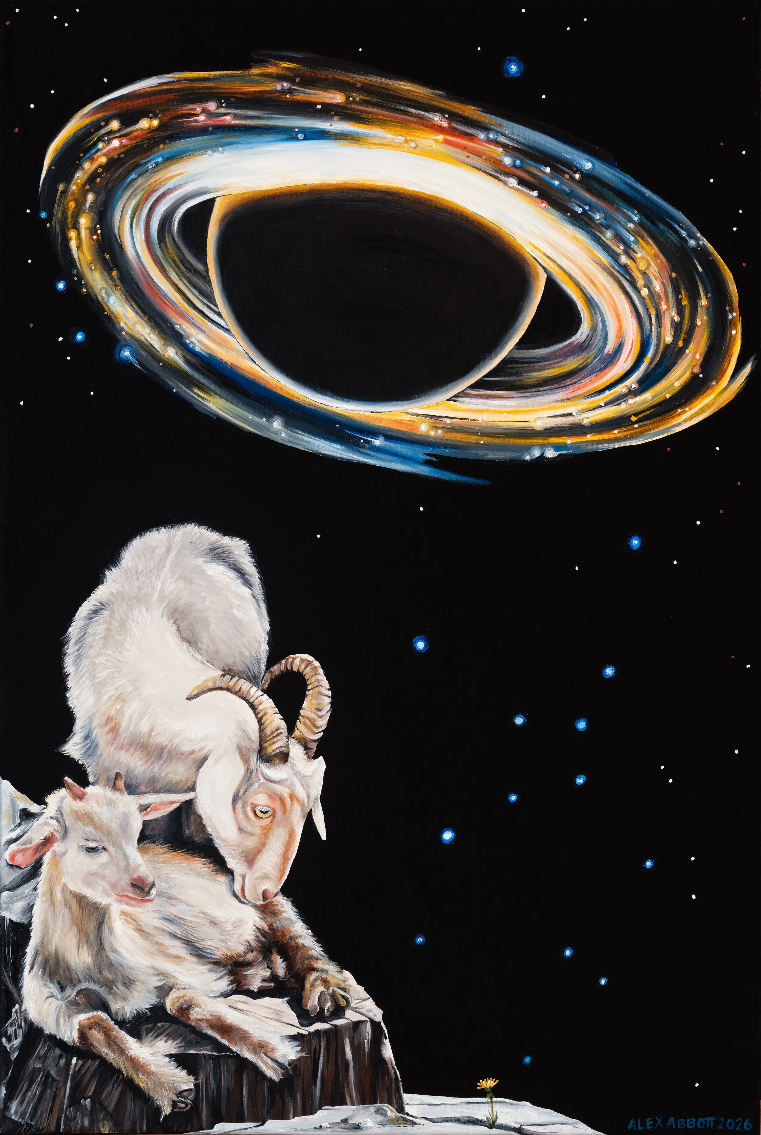 planet saturn, goat, virgo constellation, capricorn