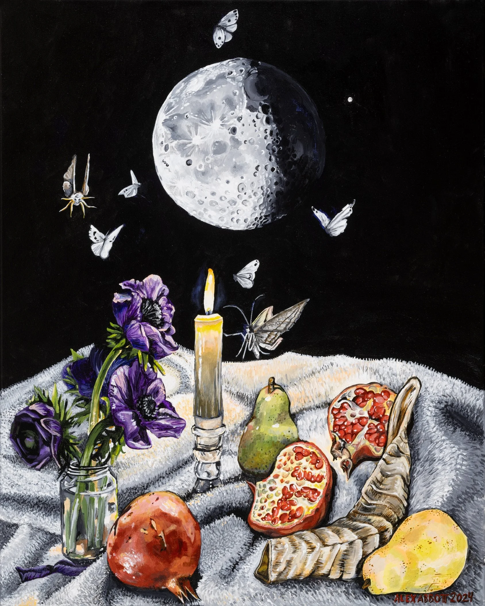 The Light That Never Goes Out 2024
Acrylic on Canvas
22" x 28"