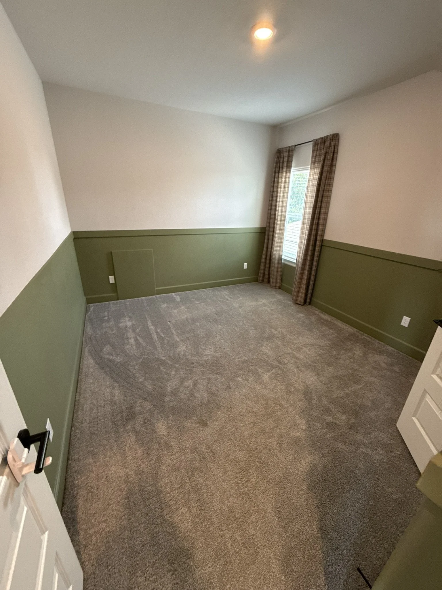 Room enhancement with trim & paint