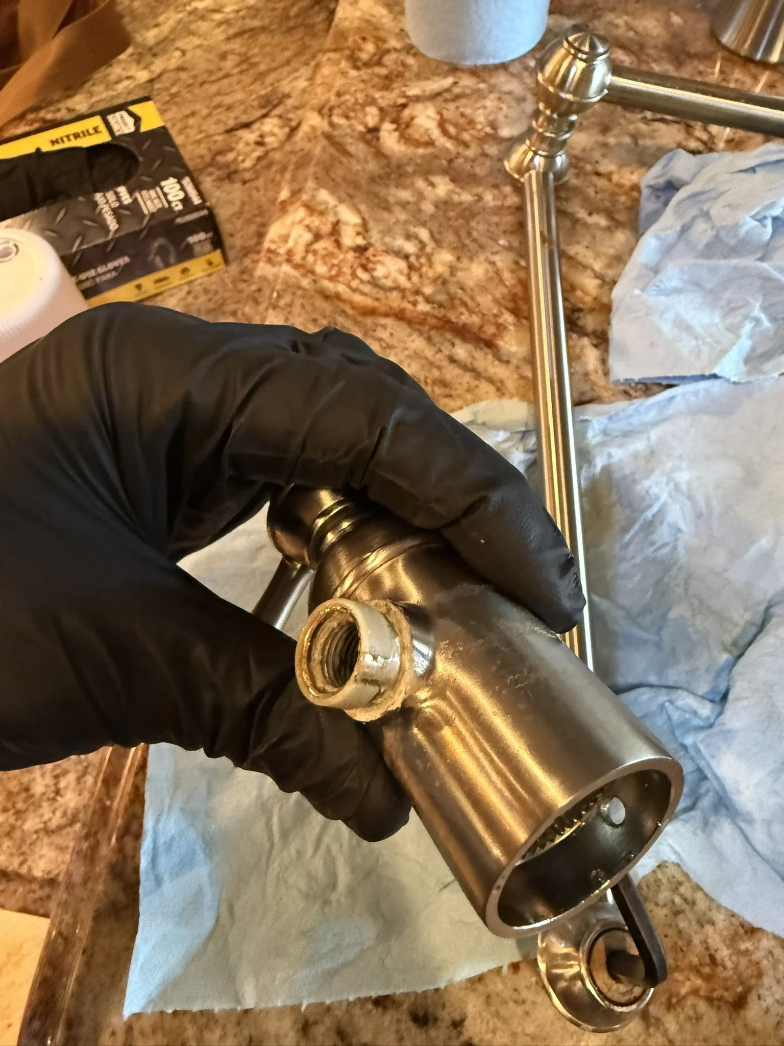 Pot filler faucet repair