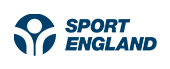 Sport England logo with stylized figure in a circle and the text 'Sport England'