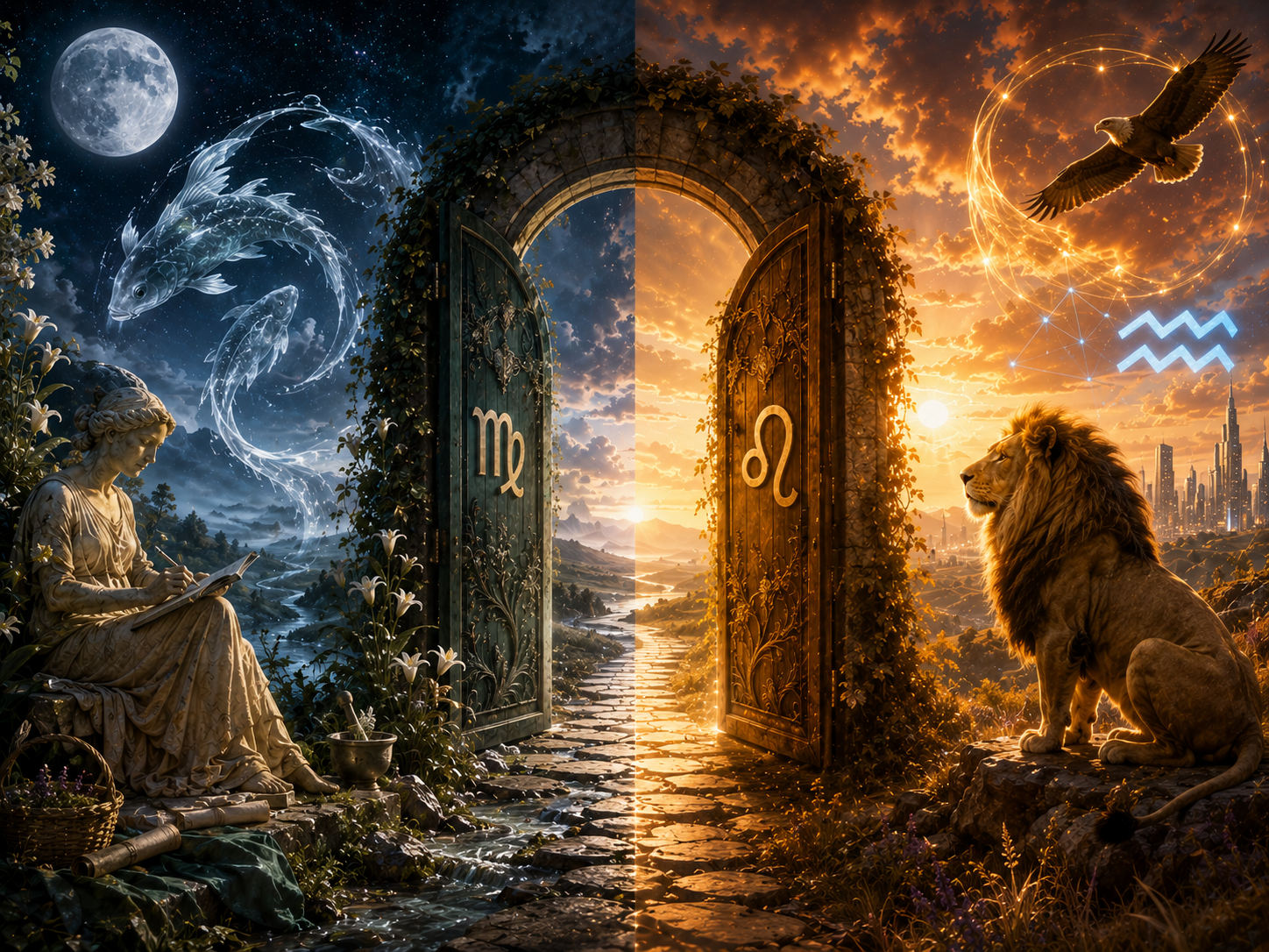 Changing of the Guards: the Lunar Nodes Move Into Aquarius &amp; Leo