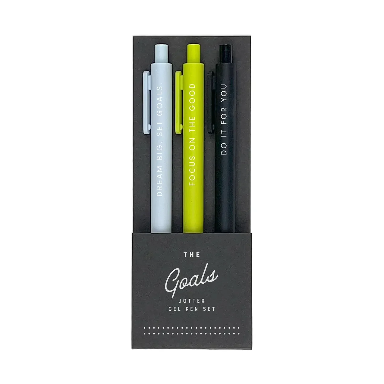The Goals Jotter Gel Pen: Set of 3