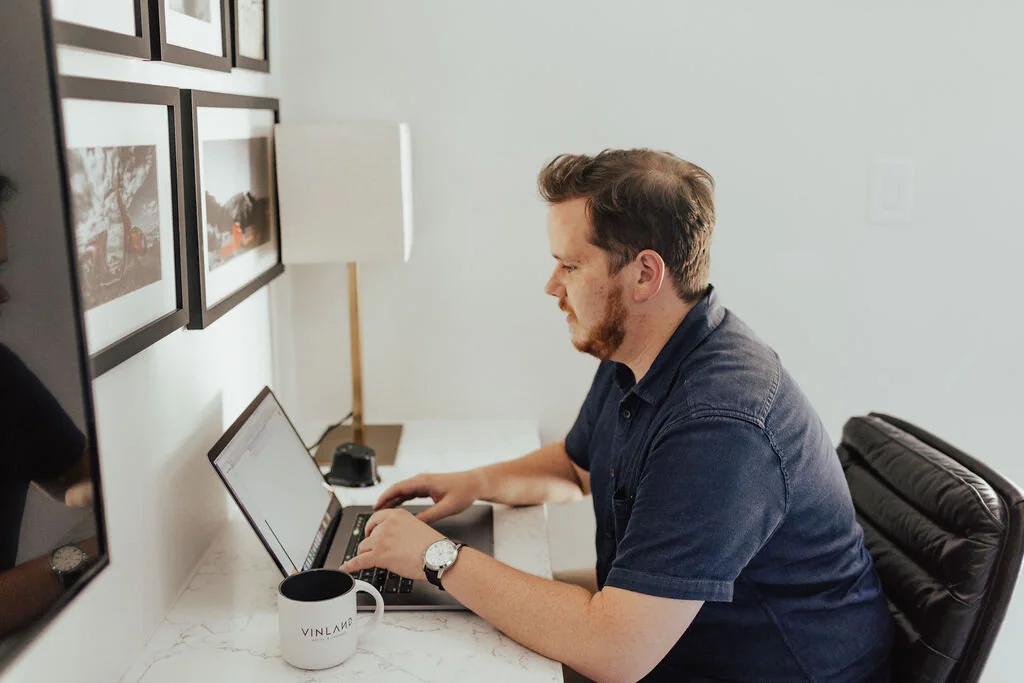 Your Off-Site Office. Every room at Vinland has a well-appointed workspace.