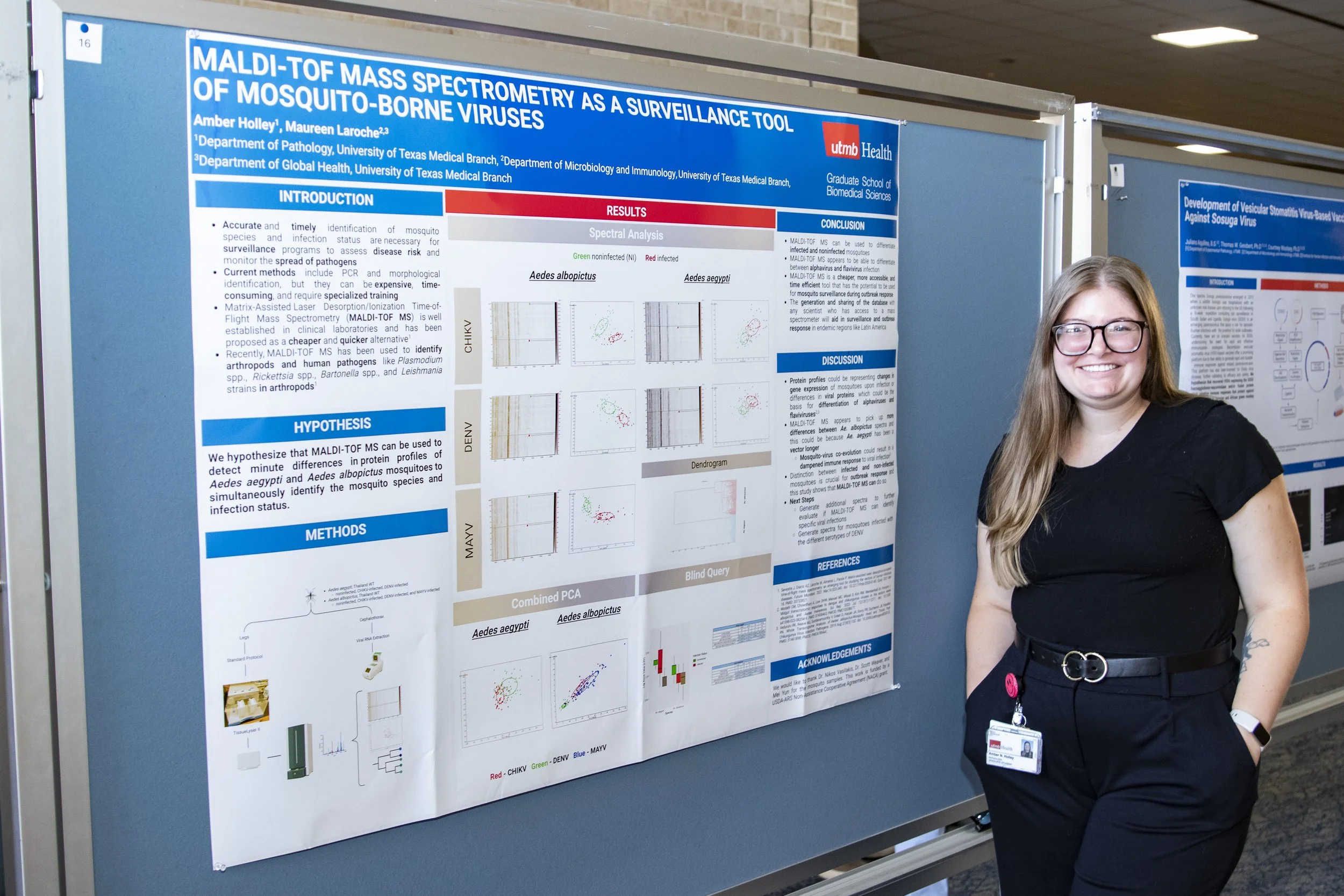 Amber at Research Day