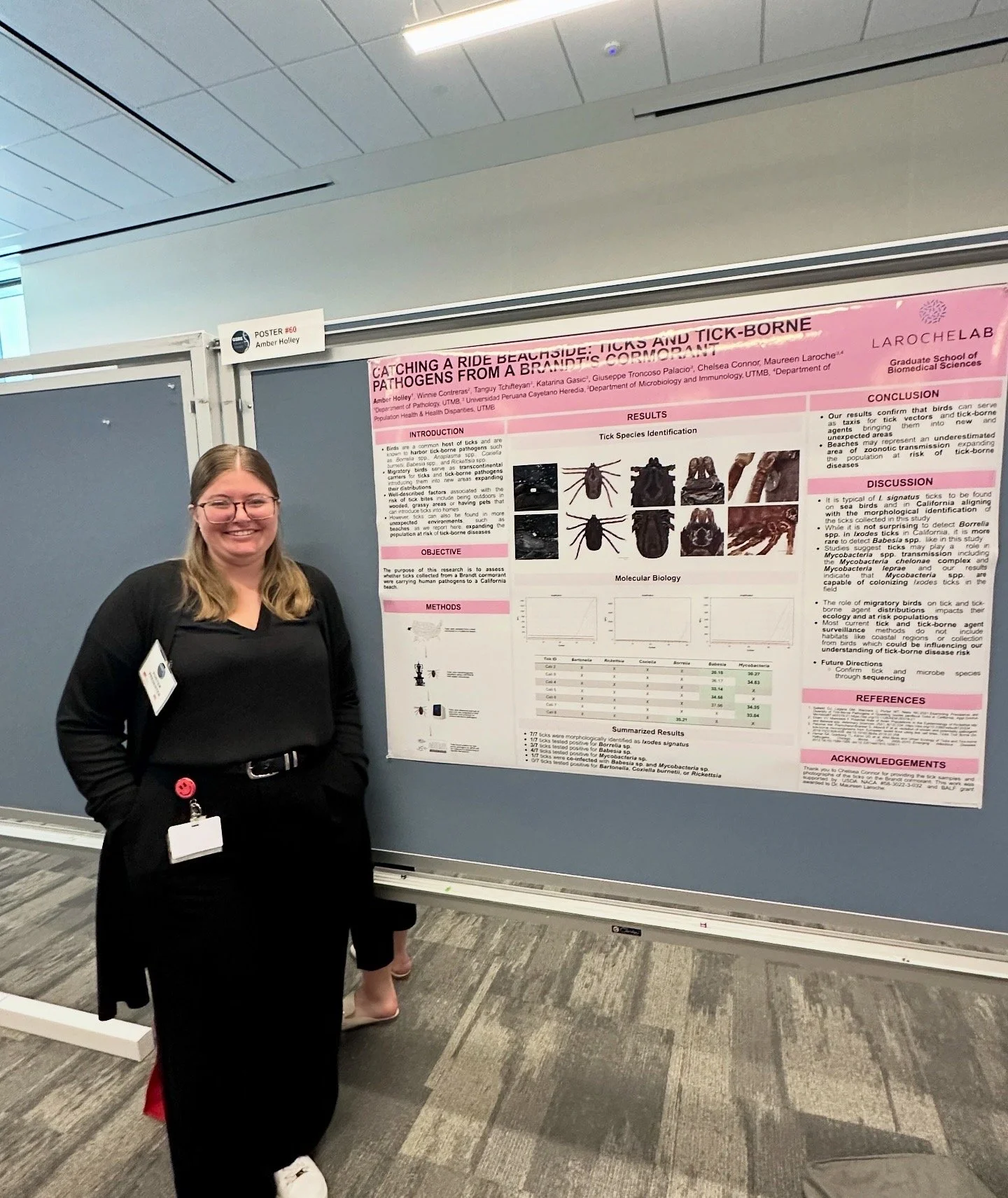 Amber at Research Day